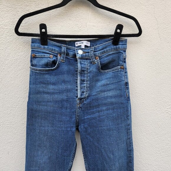 RE/DONE High Rise Ankle Crop - Picture 5 of 11